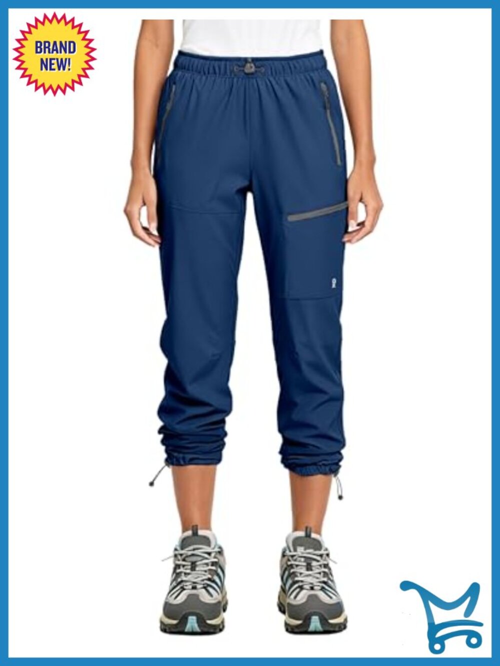 Lightweight Quick Dry Cargo Hiking Pants UPF 50+ Stretch Travel Trousers